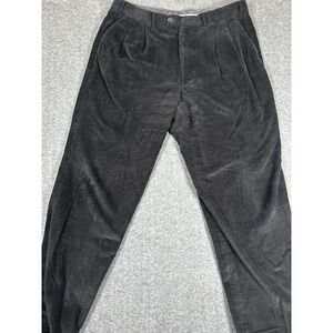 Lauren Ralph Lauren Black Corduroy Trousers Dress Pants Men's‎ 38X32